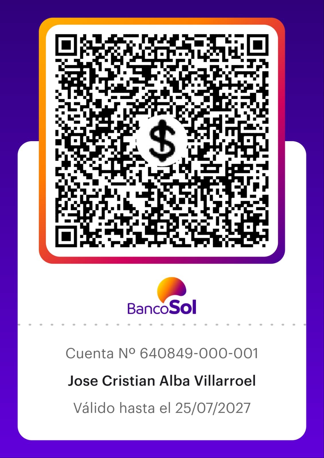 Código QR de pago